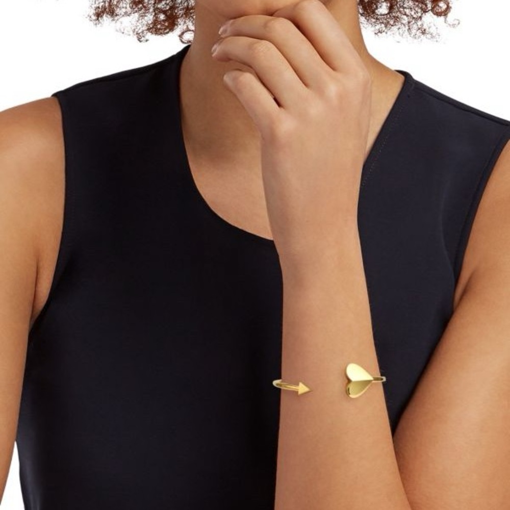 Kate Spade Gold Heritage Heart Cuff - Picture 7 of 7